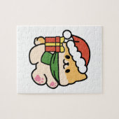 Puzzle Yappy Howlidays - Jote Christmas Dog Cartoon (Horizontal)