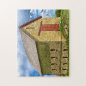 Puzzle Ye Old Farm Barn Nebraska. (Vertical)