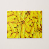 Puzzle Yellow Bananas Fruit Lover Pattern Funny Humor (Horizontal)