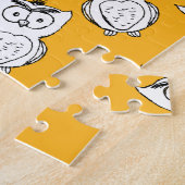 Puzzle Yellow Cute Animal Pattern (Côté)
