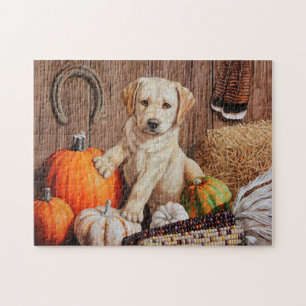 Puzzle Yellow Labrador Retriever Chien Chien Chien Citrou