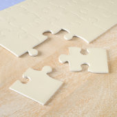 Puzzle Yellow purple green happy birthday abstract pastel (Côté)