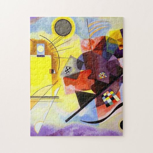 Puzzle Yellow Red Blue by Vassily Kandinsky (Vertical)