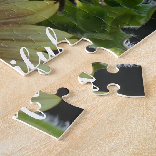 Puzzle Yellow Sunflower with Bee Source d'inspiration (Côté)