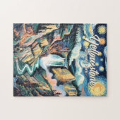 Puzzle Yellowstone National Park Lower Falls Vibrant (Horizontal)