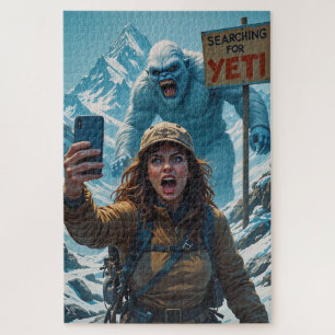 Puzzle Yeti Bigfoot Sasquatch Selfie Mont Everest