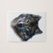 Puzzle Yeux de loup gris (Horizontal)