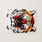 Puzzle Yeux de tigres sauvages (Horizontal)