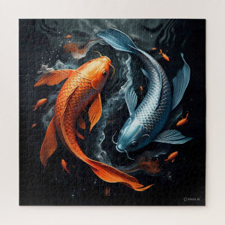 Puzzle Yin & Yang : La danse de Koi