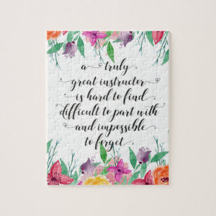 Puzzle Yoga Instructeur Office cadeau Instructeur Coachin