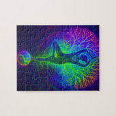 Puzzle Yoga Tree Paix Arc-en-ciel (Horizontal)