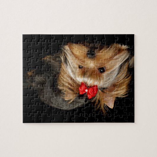 Puzzle Yorkie mignon (Horizontal)