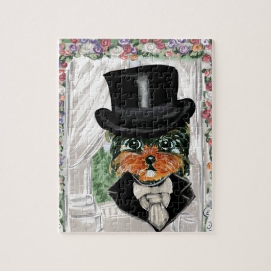Puzzle Yorkie Poo (Vertical)