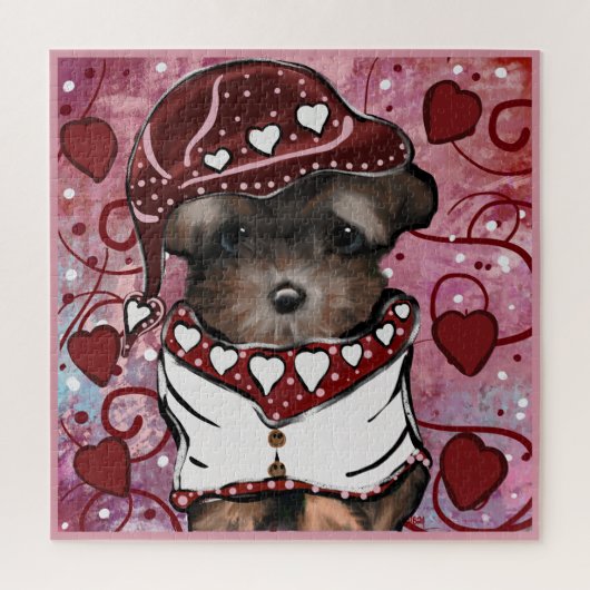 Puzzle Yorkie Poo (Vertical)