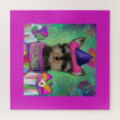 PUZZLE YORKIE POO  ANNIVERSAIRE   (Horizontal)
