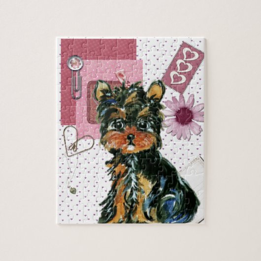 PUZZLE YORKIE SAINT-VALENTIN (Vertical)