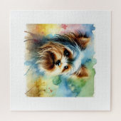 Puzzle Yorkshire Terrier 080724AREF106 - Watercolor (Horizontal)