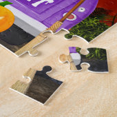 Puzzle yorkshire terrier Chien dans Halloween Camion (Côté)