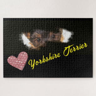Puzzle Yorkshire Terrier Eyes Solid Color 1000 piece