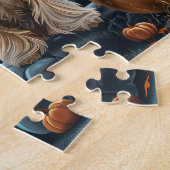Puzzle Yorkshire Terrier Halloween Éffrayant (Côté)