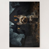 Puzzle Yorkshire Terrier Halloween Épouvantable (Vertical)