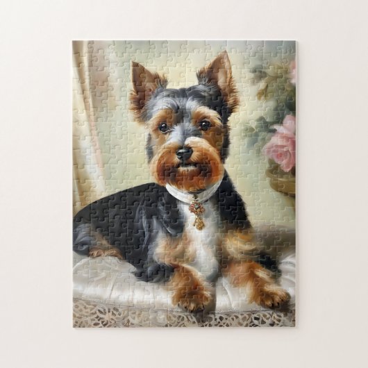 Puzzle Yorkshire Terrier mignon chien (Vertical)