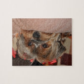 Puzzle Yorkshire Terrier mignon Yorkie avec les arcs (Horizontal)