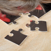 Puzzle Yorkshire Terrier mignon Yorkie avec les arcs (Côté)