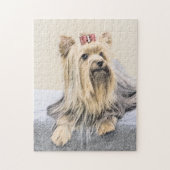 Puzzle Yorkshire Terrier Peinture - Cute Original Chien A (Vertical)