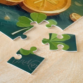 Puzzle Yorkshire Terrier St Patrick’s Day Chien Chanceux (Côté)
