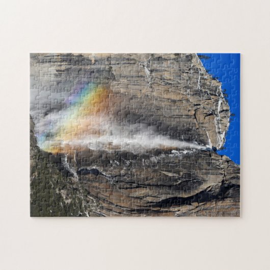 Puzzle Yosemite Falls avec l'arc-en-ciel (Horizontal)