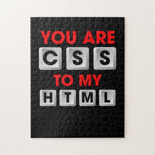 Puzzle You Are CSS To My HTML (Vertical)