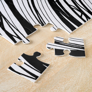 PUZZLE you can color, black & white hand-drawn art