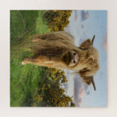 Puzzle Young Highland Cow (Horizontal)
