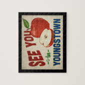 Puzzle Youngstown Ohio Apple - Vintage voyage (Vertical)
