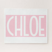 Puzzle Your | Bold White Text on Light Pink (Horizontal)