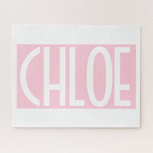 Puzzle Your | Bold White Text on Light Pink (Horizontal)