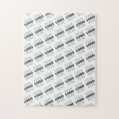 Puzzle Your Logo Simple Repeating Diagonal Pattern (Vertical)