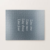 Puzzle Your message here gray blue metallic background te (Horizontal)