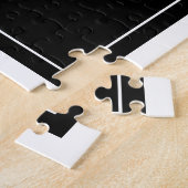 Puzzle Your text here with custom photo (Côté)