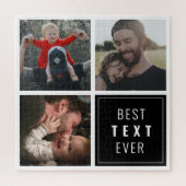 Puzzle Your text here with custom photo (Vertical)