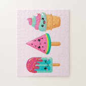 Puzzle Yummy Ice Cream Trio Vibe été (Vertical)