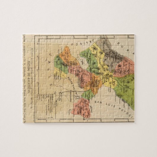 Puzzle Zacatecas, Mexique (Horizontal)
