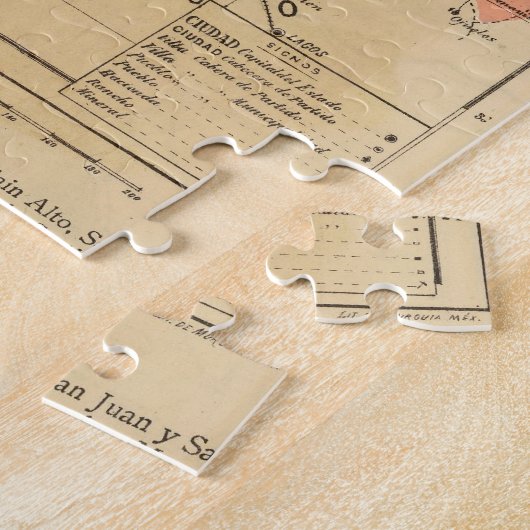 Puzzle Zacatecas, Mexique (Côté)