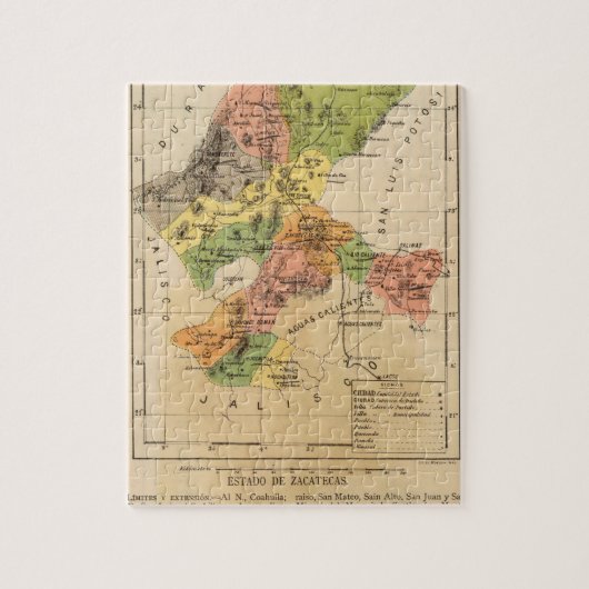 Puzzle Zacatecas, Mexique (Vertical)