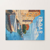 Puzzle Zadar Croatie Travel Art Vintage (Horizontal)