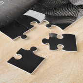 Puzzle Zag bleu et vert Motif (Côté)