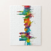 Puzzle Zagreb Croatie Skyline (Vertical)