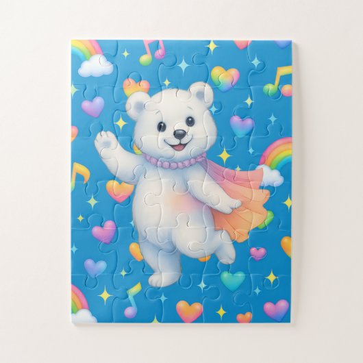 Puzzle Zarah l'ours polaire dansant (Vertical)