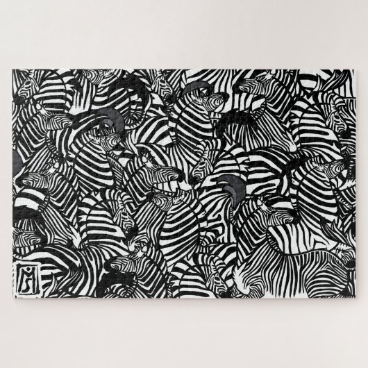 Puzzle Zebra (Horizontal)